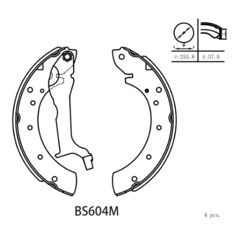 BRAKE SHOE SET NISSAN ISUZU TOYOTA BRAKE SHOE SET NISSAN ISUZU TOYOTA